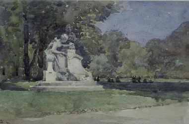Blick in den Luxemburger Gärten, Paris